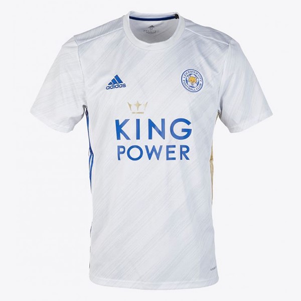 Camiseta Leicester City Replica Segunda Ropa 2020/21 Blanco